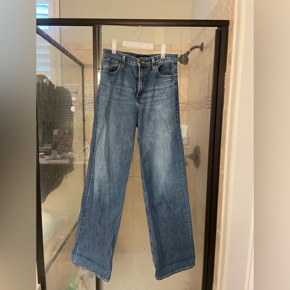 J Brand x Elsa Hosk Jeans Monday Wide-Leg High-Rise Size 28 - Picture 7 of 9